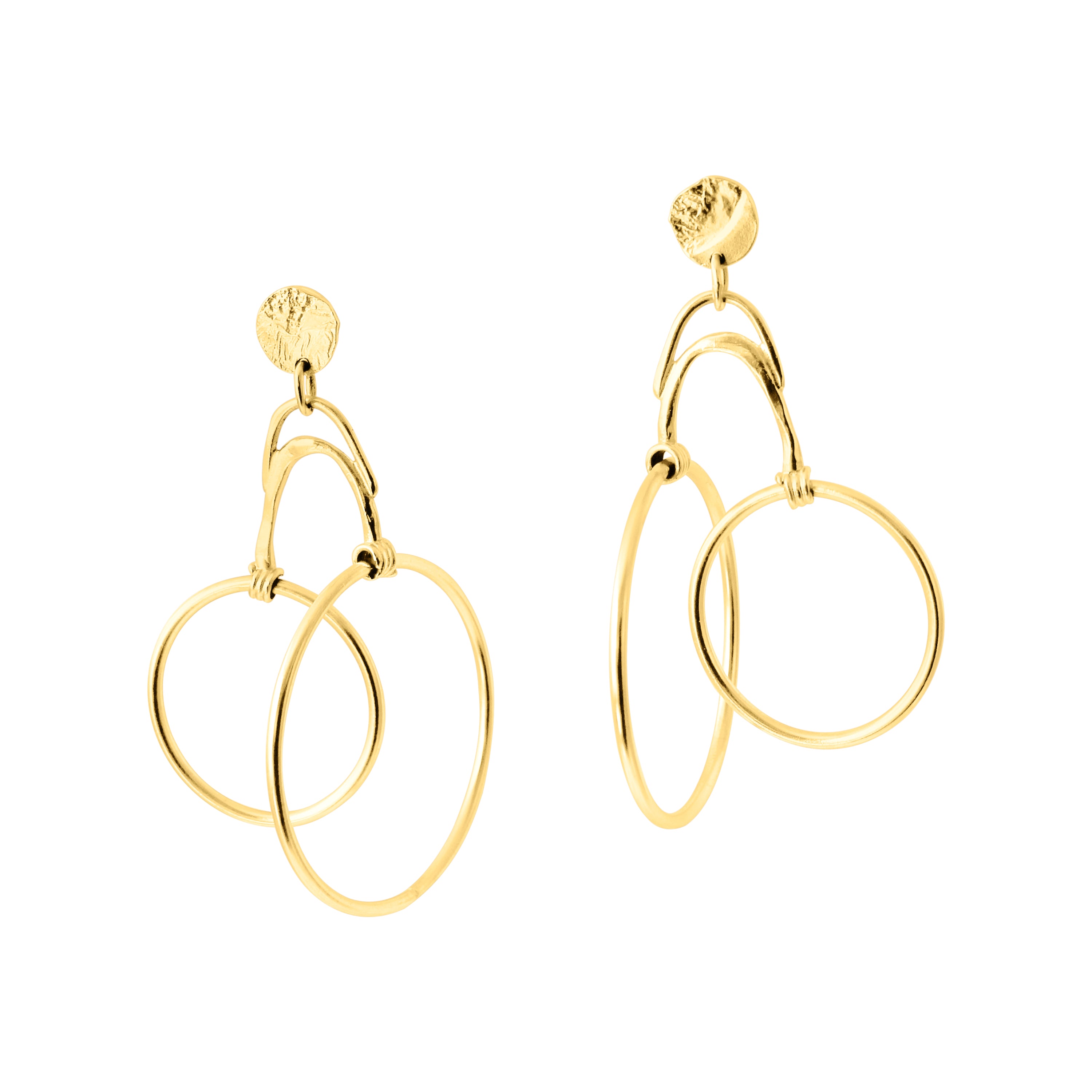 Double Dutch Double Hoop Earrings – Lingua Nigra