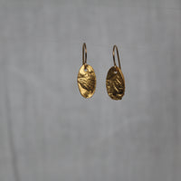 @rchive M@rket - T2 - Gloria Baby Reticulated Oval Dangle Earrings - Final Sale