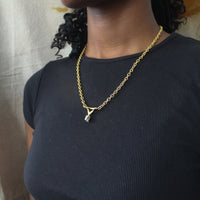 LN Sre Pale - Divine Time Single Bead Necklace -ships end of May