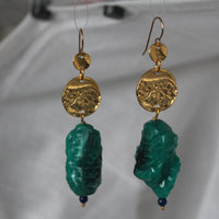 @rchive M@rket -T3 - Super Rare - Plastic Japanese Bead Earrings with Reticulation Detail - final sale