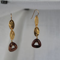 @rchive M@rket -T3 -  2 of 2 - Jasper Triangle Dangle Earrings- final sale