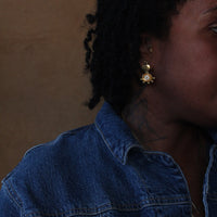 Limited Edition- In Harmony Petite Earrings - White Bone Earrings