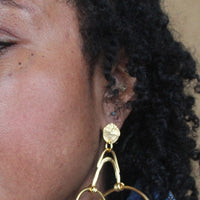 Double Dutch Double Hoop Earrings