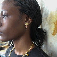 Before the Stone Age - African Glass Bead Earrings
