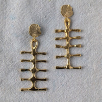 August Pre Sale - Question of Life Fishbone Earrings - Ships Early October
