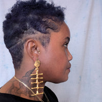 August Pre Sale - Question of Life Fishbone Earrings - Ships Early October