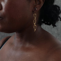 Chutes and Ladders Chain Link Earrings