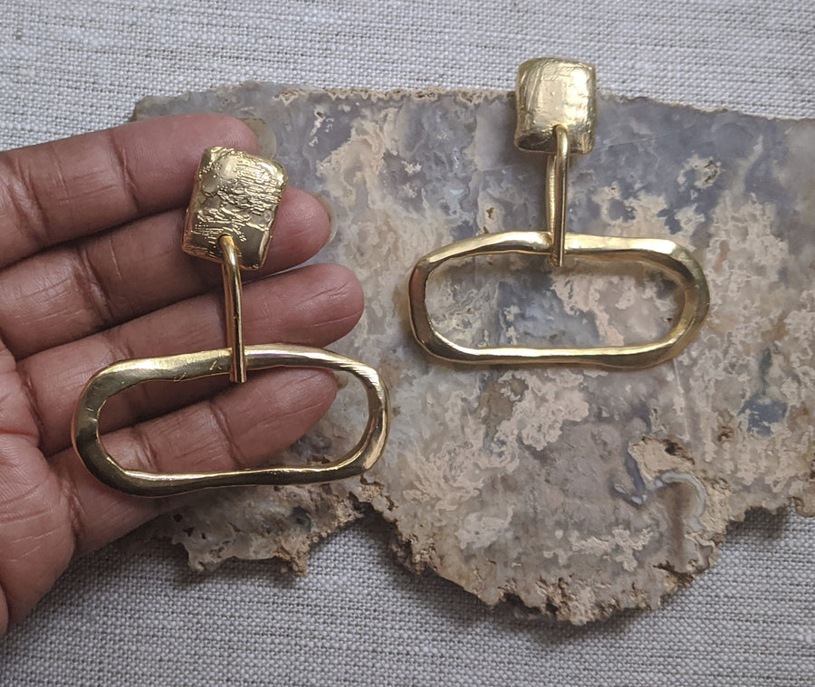 Gold to Me - Large Doorknocker Earrings