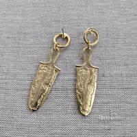 A Flint Holds Fire Crest Earrings