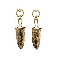 A Flint Holds Fire Crest Earrings