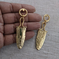 A Flint Holds Fire Crest Earrings