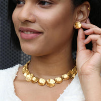 Rose of Sharon Dapped Earrings