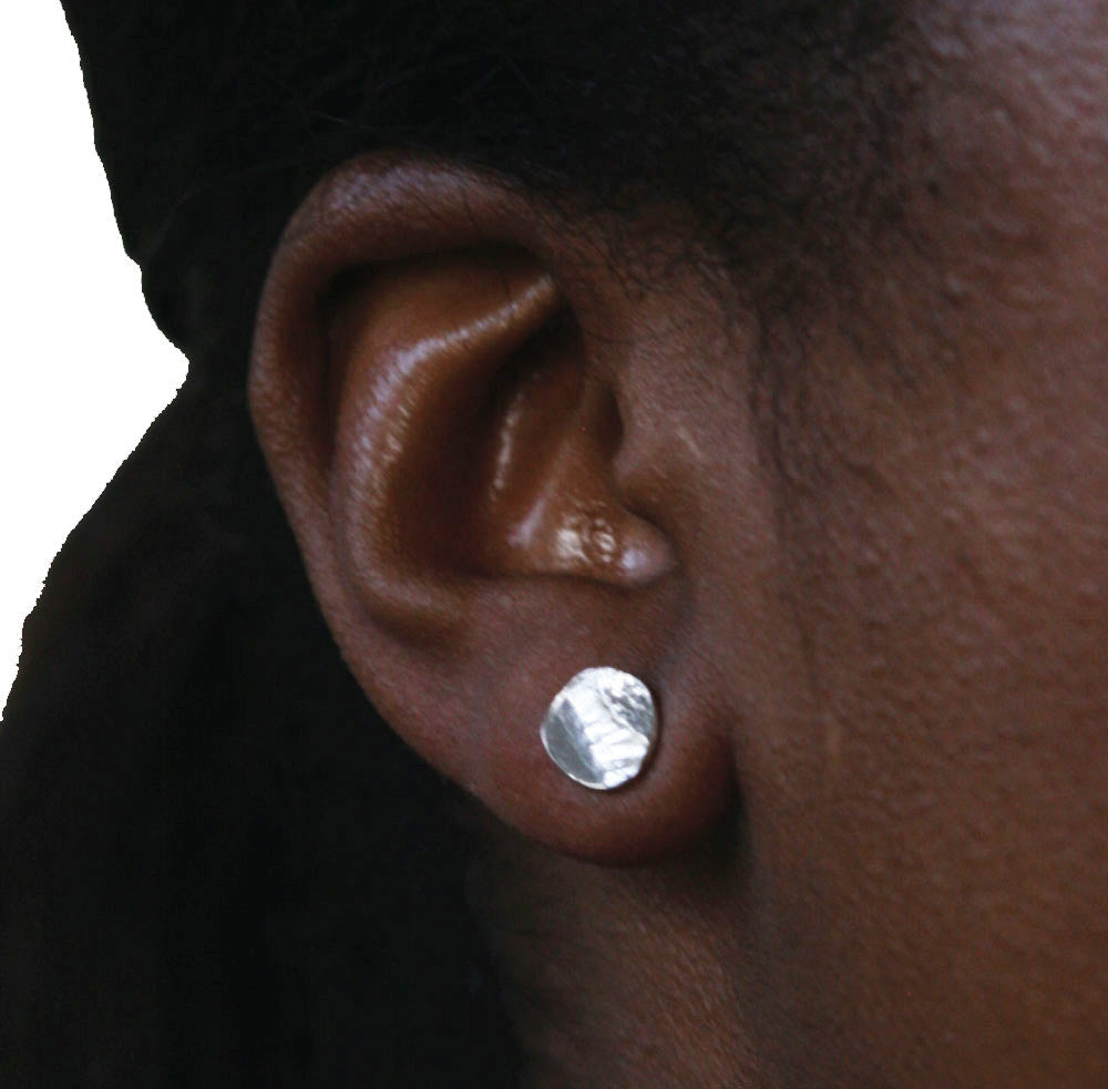 Sterling post 2024 circle Earring