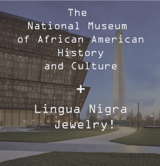 Lingua Nigra will be sold in the NMAAHC!!!