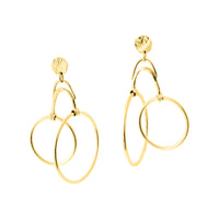 Double Dutch Double Hoop Earrings