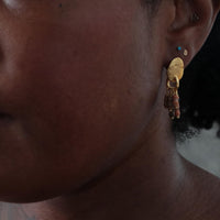 Beads of Dust Terra Cotta Bead Earrings - Limited Edition