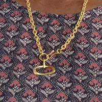 Gold to Me - Dramatic Doorknocker Necklace - Small or Large