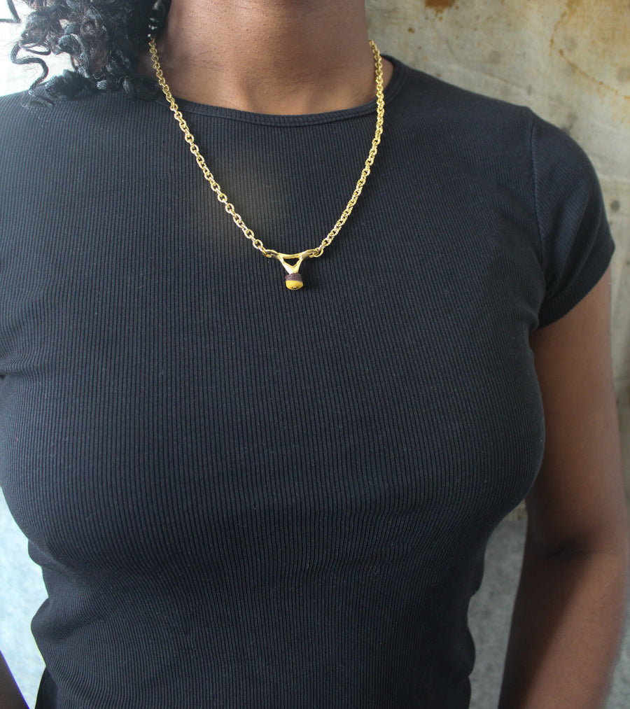 LN Sre Pale - Divine Time Single Bead Necklace -ships end of May