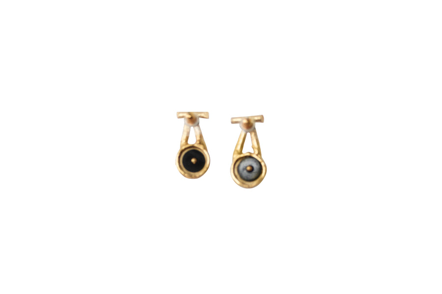 LN Sre Pale - The Bullseye Disc Earrings - 3 colorways -ships end of May