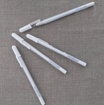 Opaque White Gel Pen - One Pen - For writing on dark surfaces - Gelly Roll Pen