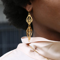 At the Top Long Dangle Earring