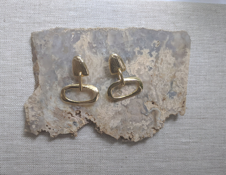 Gold to Me - Small Doorknocker Earrings