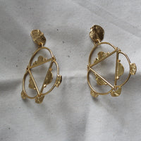 Hand of Trinity Dramatic Earrings