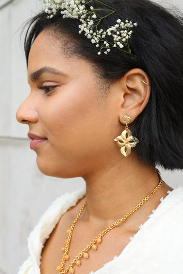 If the Rain Comes First - Sculptured Earring