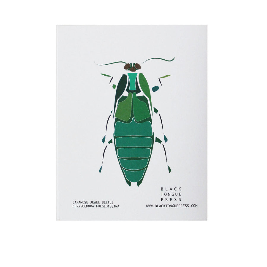 Japanese Jewel Beetle Card
