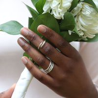 The Crossover Ring - Adjustable - Midi Ring