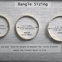 Woven Canyon - Wide Etched Bangle