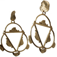 Hand of Trinity Dramatic Earrings