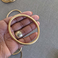 Odessa Hand Etched Oval Bangle - One Bangle