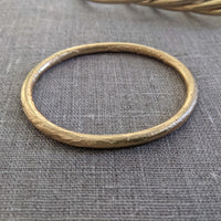 Odessa Hand Etched Oval Bangle - One Bangle