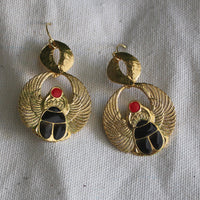 LN ReMix - Aurum Scarab Wing Earrings