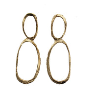 Return from Time Double Oval Earring