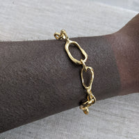 Small Favors Link Sculptured Bracelet