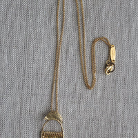 Shower of Faith - Mini Fringe Pendant Necklace
