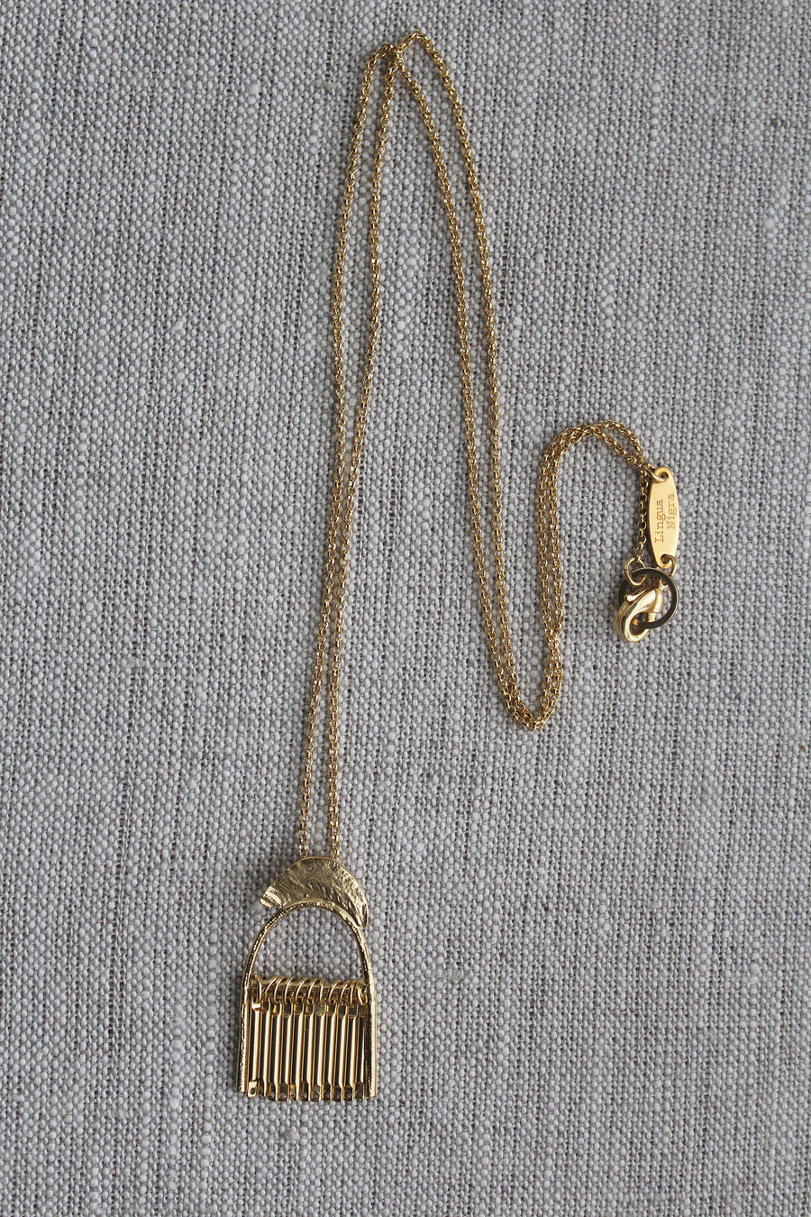 Shower of Faith - Mini Fringe Pendant Necklace
